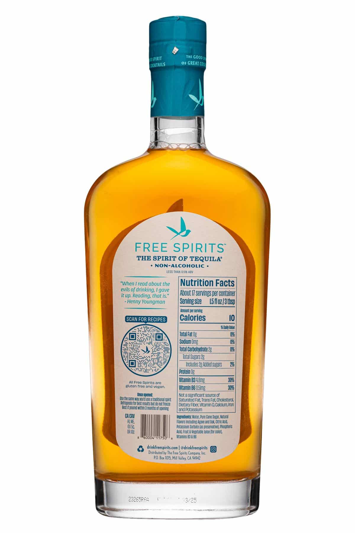 Free Spirits: FreeSpirits-750ml-2024-Tequila-NA-Facts