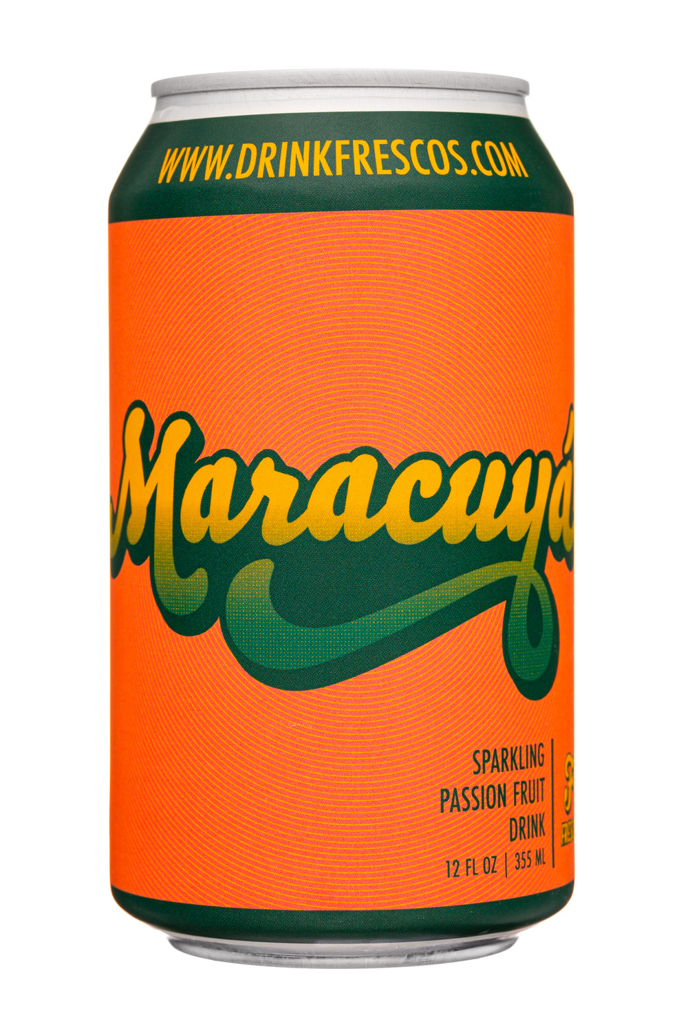 Frescos Naturales: Frescos-12oz-2022- sparklingdrink - maracuya - front