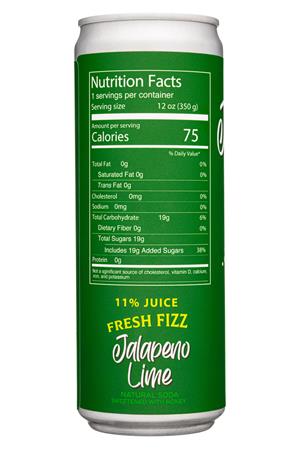 Fresh Fizz Sodas: FreshFizz-12oz-2021-Soda-jalapenoLime-Facts