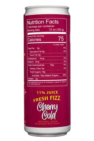 Fresh Fizz Sodas: FreshFizz-12oz-2021-Soda-CherryCola-Facts