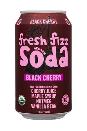 Fresh Fizz Sodas: FreshFizz-12oz-2025-Soda-BlackCherry-Front