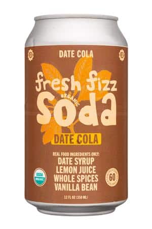 Fresh Fizz Sodas: FreshFizz-12oz-2023-Soda-DateCola-Front