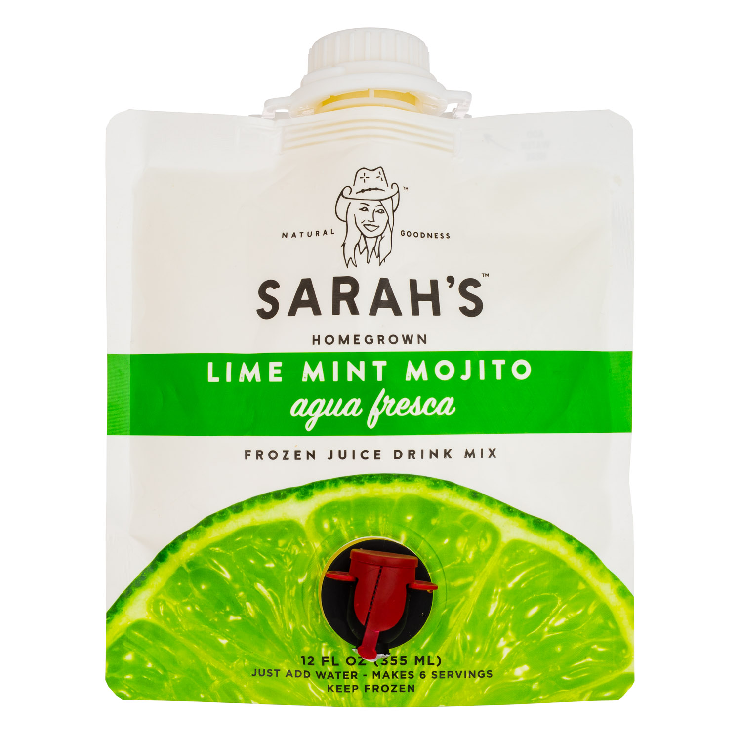 Frey Farms: FreyFarms-12oz-Sarahs-AguaFresca-LimeMintMojito-Front