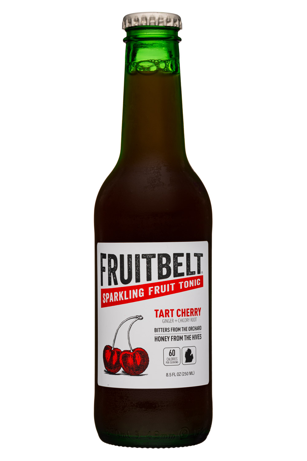 Fruitbelt: Fruitbelt-8oz-SparklingFruitTonic-TartCherry-Front