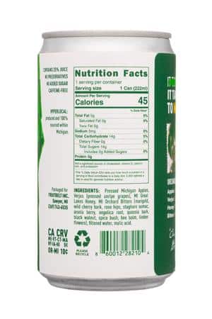 Fruitbelt: FruitBelt-8oz-2025-Tonic-AppleMarigold-Facts