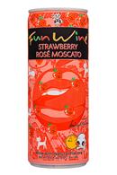 Fun Wine: FuneWine-9oz-StrawbRoseMoscato