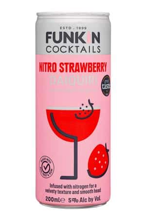 Funkin Cocktails: FunkinCocktails-200ml-2023-NitroStrawb-Daiquiri