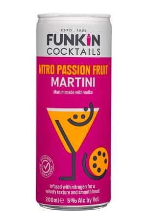 Funkin Cocktails: FunkinCocktails-200ml-2023-NitroPassionFruit-Martini