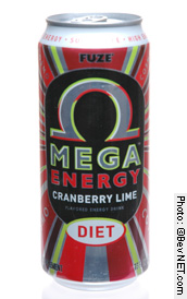 Diet Cranberry Lime Mega Energy Drink