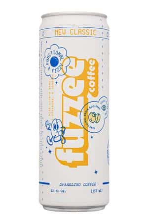 Fuzzee Coffee: Fuzzee-12oz-2025-SparklingCoffee-NewClassic