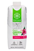 Gaiam: Gaiam-17oz-GreenTea-Hibiscus-Front