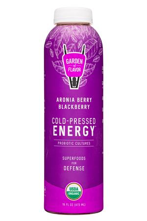 Garden of Flavor: GardenOfFlavor-16oz-2022-CPEnergy-AroniaBerryBlackberry-Front