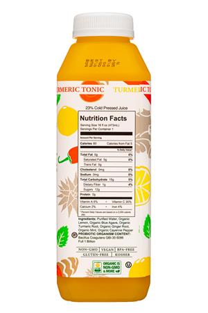Garden of Flavor: GardenOfFlavor-16oz-2022-CPJuice-TurmericTonic-Facts