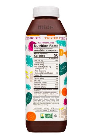 Garden of Flavor: GardenOfFlavor-16oz-2022-CPJuice-TwistedRoots-Facts