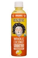Genius Coconut Smoothies: Genius-10oz-WholeCoconutSmoothie-Turmeric-Front