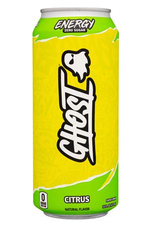 Ghost Energy : Ghost-16oz-2021-Energy-Citrus-Front