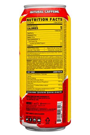 Ghost Energy : Ghost-16oz-2021-Energy-Redberry-Facts