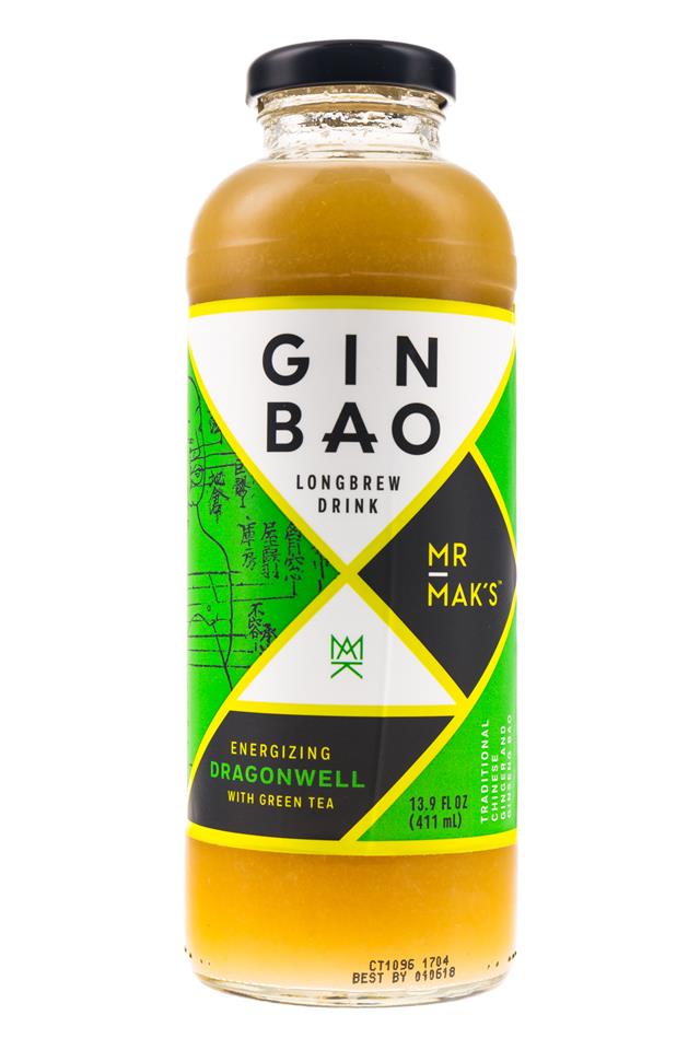 Mr Mak's Ginbao: GinBao-14oz-Longbrew-Dragonwell-Front