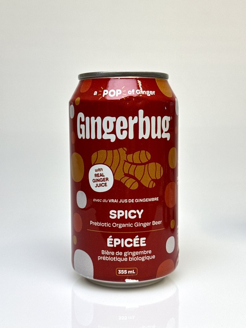 Spicy Prebiotic Organic Ginger Beer