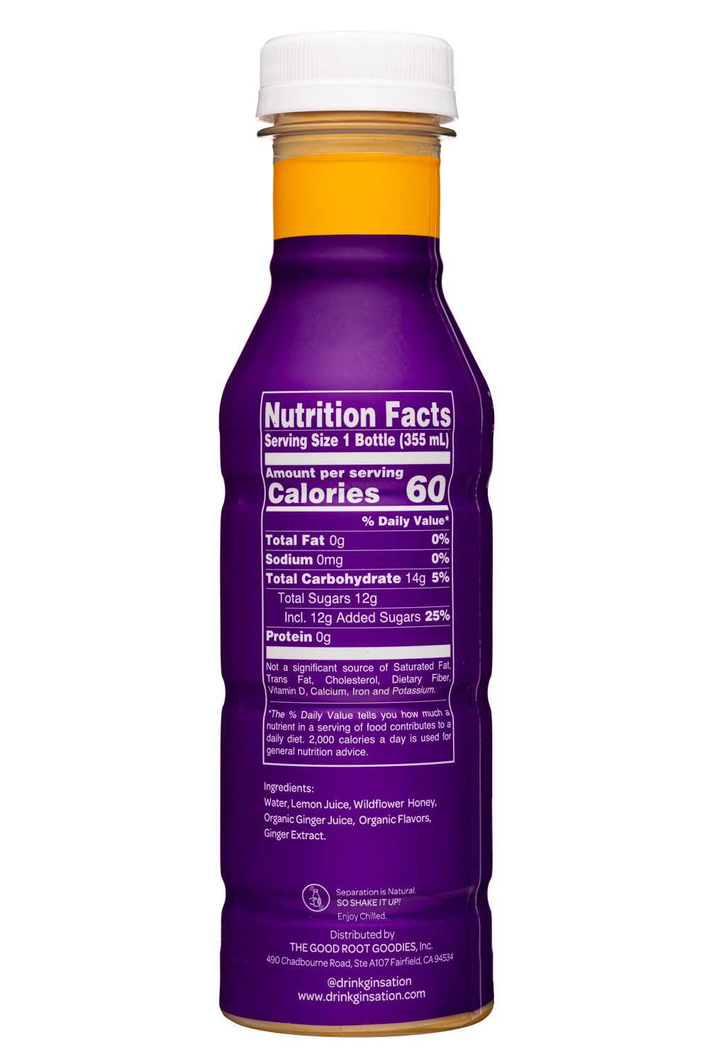 ginsation: Ginsation-12oz-2021-GingerBev-CitrusMist-Facts