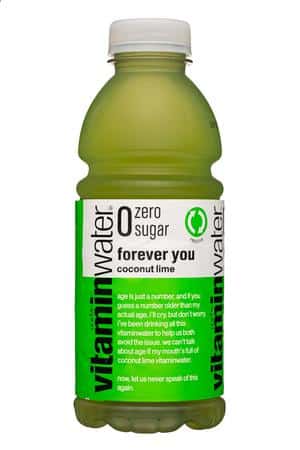 Glaceau VitaminWater: VitaminWater-2023-0Sugar-CoconutLime-Front