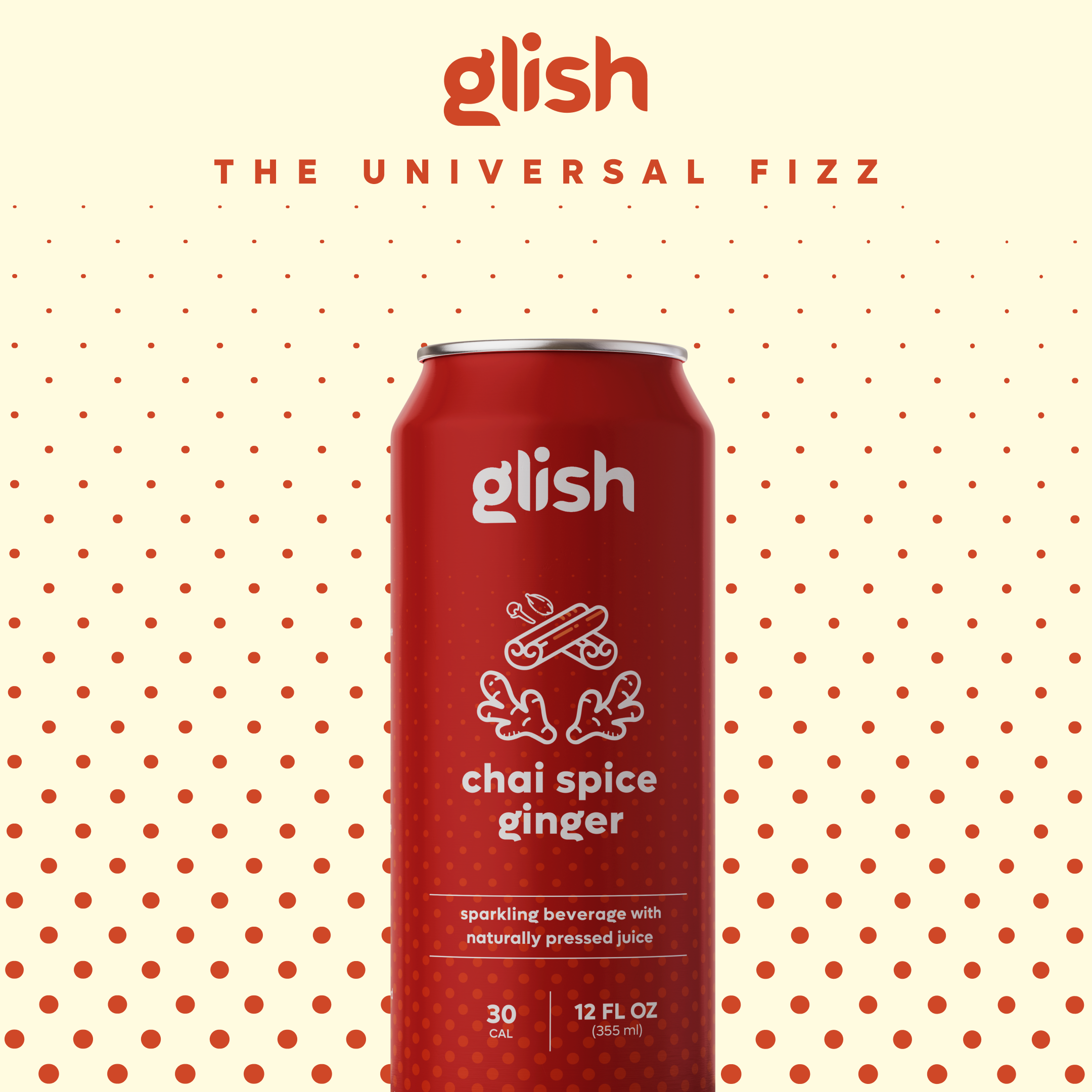 Chai Spice Ginger Sparkling Beverage