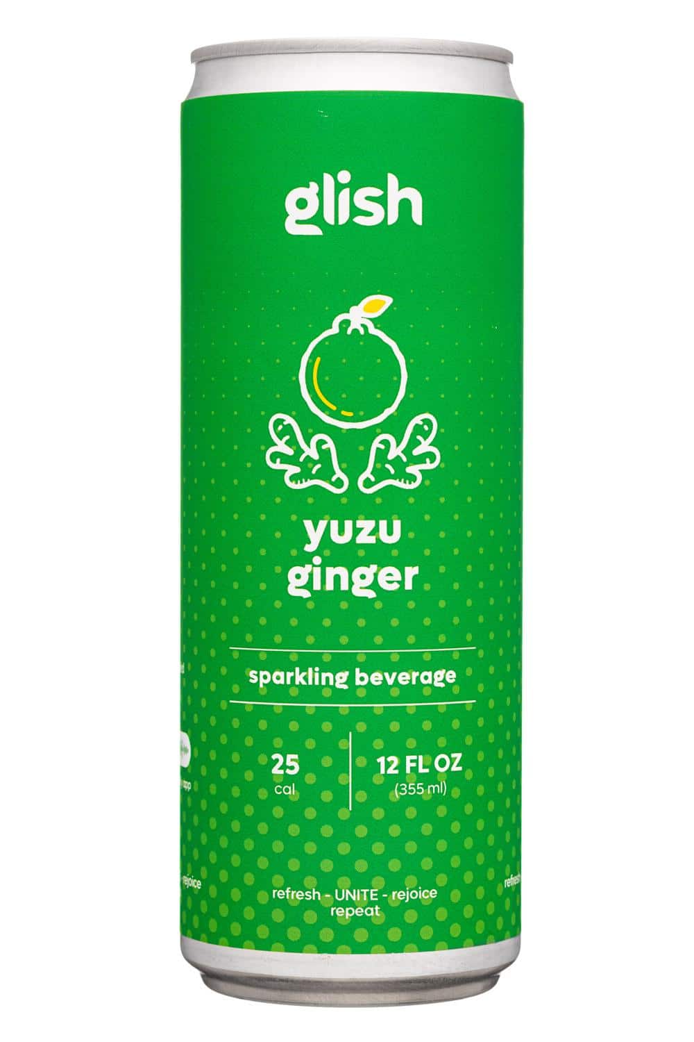 Glish: Glish-12oz-2022-Sparkling-YuzuGinger-Front