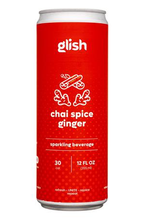 Glish: Glish-12oz-2022-Sparkling-ChaiSpiceGinger-Front
