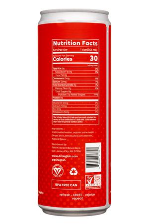 Glish: Glish-12oz-2022-Sparkling-ChaiSpiceGinger-Facts