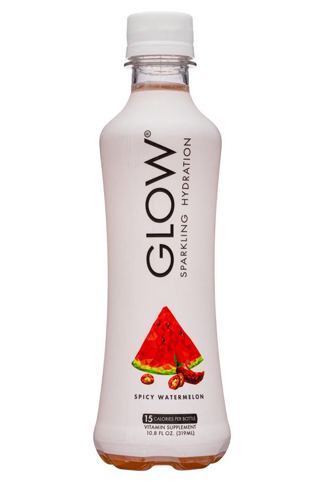 Glow: GLow-11oz-2020-SparklingHydration-SpicyWatermelon-Front