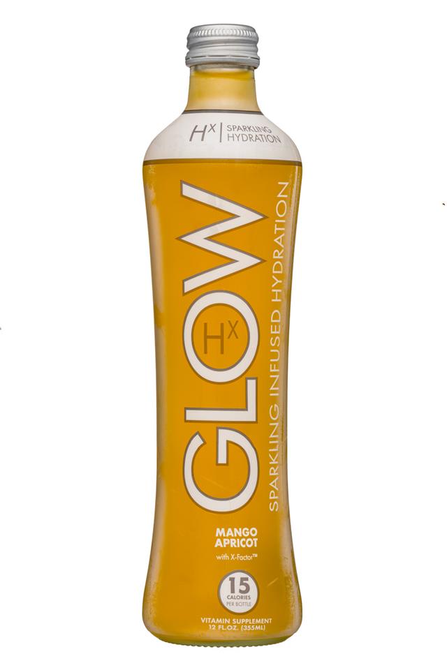 Glow: Glow-12oz-Sparkling-Hx-MangoApricot-Front