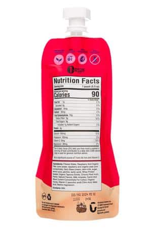 Gnubees: Gnubees-8oz-2023-Kids-FruitShake-RockinRasp-Facts