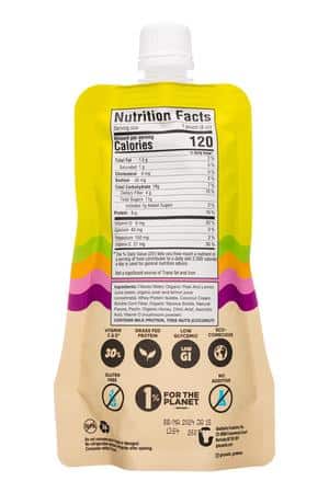 Gnubees: Gnubees-8oz-2023-Plus-FruitShake-LemonLimelight-Facts