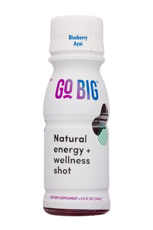 Go Big: GoBig-2oz-2020-WellnessShot-BluebAcai-Front