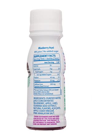 Go Big: GoBig-2oz-2020-WellnessShot-BluebAcai-Facts