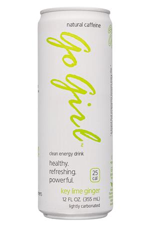 Go Girl Energy Drink: GoGirl-12oz-2020-EnergyDrink-KeyLimeGinger-Front