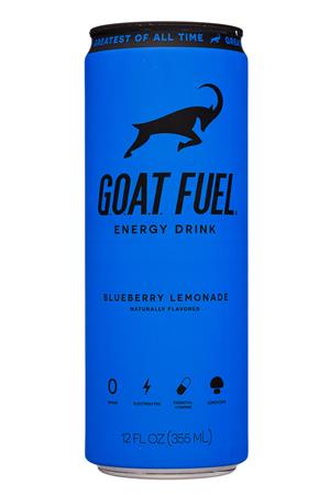 G.O.A.T. FUEL Energy Drink: GoatFuel-12oz-2021-EnergyDrink-BluebLemonade-Front