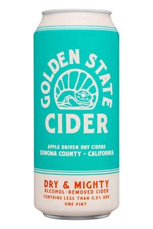 Golden State Cider: GoldenStageCider-16oz-2024-DryMighty-Front
