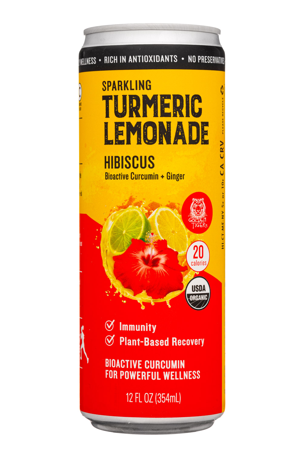 Spakling Turmeric Lemonade - Hibiscus