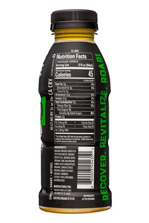 Golden Tiger: GoldenTiger-12oz-2022-TurmericLemonade-Energy-Facts