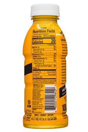 Golden Tiger: GoldenTiger-12oz-2020-TurmericLemonade-Revitalize-Facts