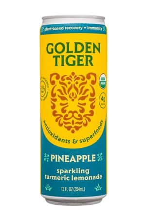 Golden Tiger: GoldenTiger-12oz-2025-STL-Pineapple-Front