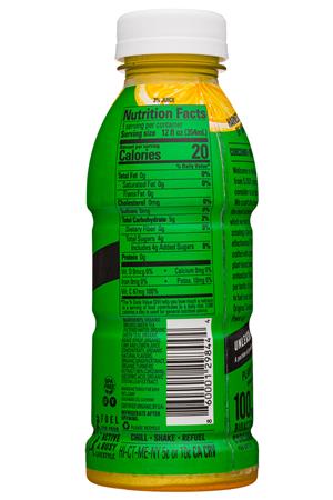 Golden Tiger: GoldenTiger-12oz-2020-TurmericLemonade-Green-Facts