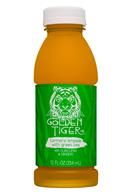 Golden Tiger: GoldenTiger-12oz-TurmericLimeade-GreenTea-Front