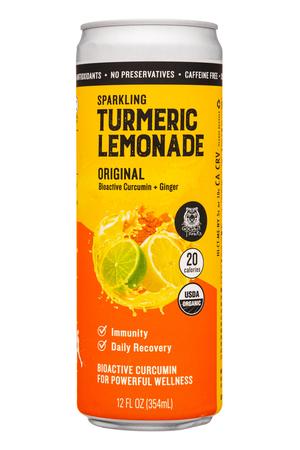 Golden Tiger: GoldenTiger-12oz-2022-TurmericLemonade-Can-Original-Front