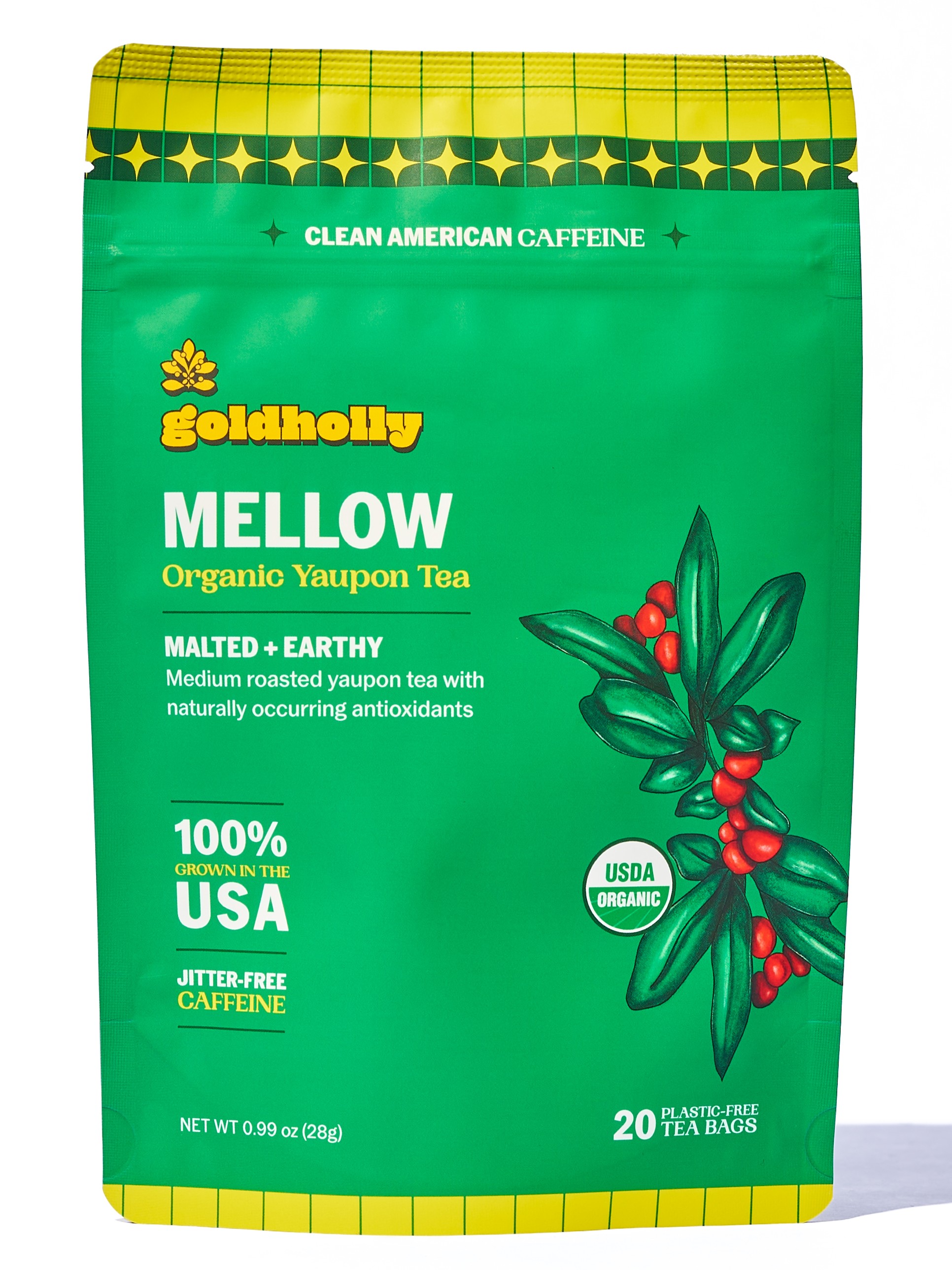 Photo of Mellow Organic Yaupon Tea - Goldholly (uploaded by company)