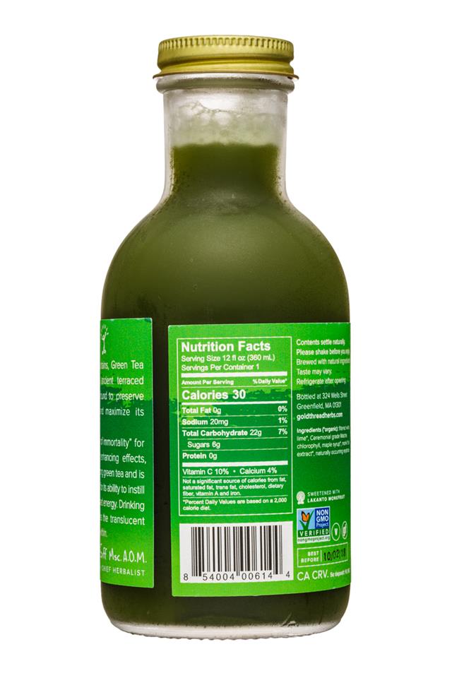 Goldthread Herbs: Goldthread-12oz-HerbalTonics-JapaneseMatcha-Facts