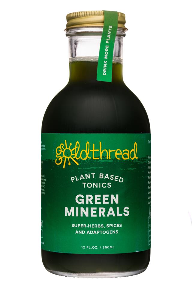 Goldthread Herbs: Goldthread-12oz-19Label-Tonic-GreenMinerals-Front