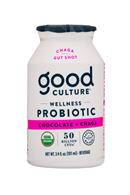 Good Culture: GoodCulture-3oz-WellnessProbiotic-GutShot-ChocChaga-Front