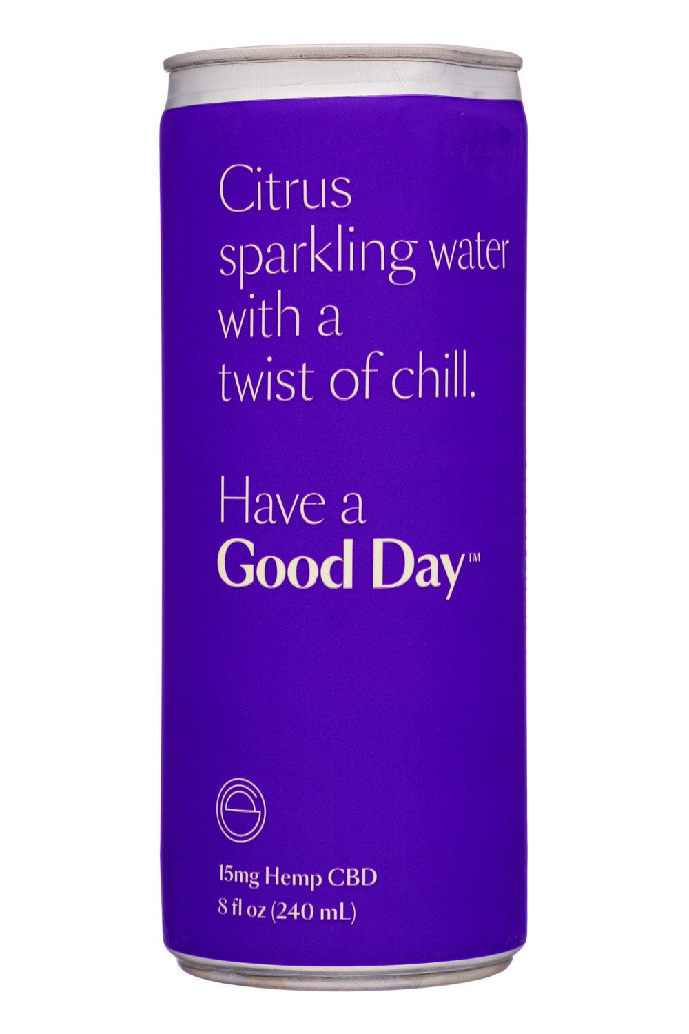 Citrus Sparkling Water with a Twist of Chill CBD 15mg